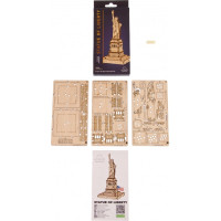 Ugears 3D drevené mechanické puzzle Socha Slobody