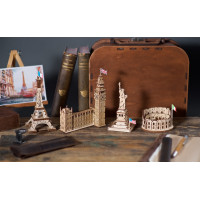 Ugears 3D drevené mechanické puzzle Socha Slobody