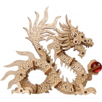 Ugears 3D drevené mechanické puzzle Drak