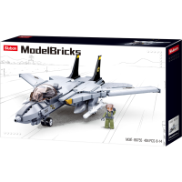 Sluban Model Bricks M38-B0755 Stíhacie lietadlo F-14 Tomcat