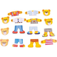 Bigjigs Toys Oblékací puzzle Medvedia rodinka
