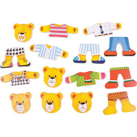 Bigjigs Toys Oblékací puzzle Medvedia rodinka