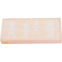 Bigjigs Toys Oblékací puzzle Medvedia rodinka
