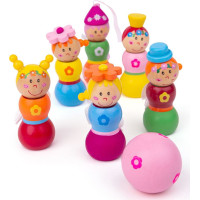 Bigjigs Toys Drevené kolky Víly