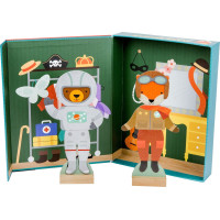 Petit Collage Magnetické puzzle zvieratká
