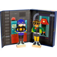 Petit Collage Magnetické puzzle - Superhrdinovia