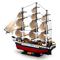Sluban Model Bricks M38-B0836 Fregata USS Constitution plachetná vojnová loď