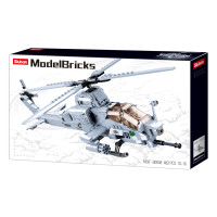 Sluban Army Model Bricks M38-B0838 Bojová helikoptéra AH-1Z Viper