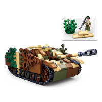 Sluban Army N38-B0858 Maskovaný obrnený tank