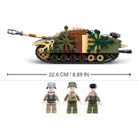 Sluban Army N38-B0858 Maskovaný obrnený tank