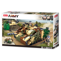Sluban Army N38-B0858 Maskovaný obrnený tank