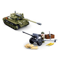 Sluban Army N38-B0860 Stredný tank 2v1 a protiletecké delo