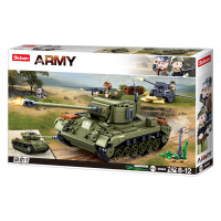 Sluban Army N38-B0860 Stredný tank 2v1 a protiletecké delo