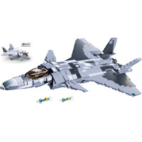 Sluban Model Bricks M38-B0931 Stíhacie lietadlo Chengdu J-20