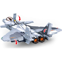 Sluban Model Bricks M38-B0931 Stíhacie lietadlo Chengdu J-20