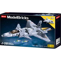 Sluban Model Bricks M38-B0931 Stíhacie lietadlo Chengdu J-20