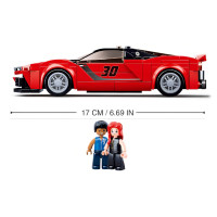 Sluban Modely M38-B0955 Červený taliansky športiak