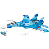 Sluban Model Bricks M38-B0985 Stíhacie lietadlo Su-27 2v1