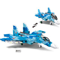Sluban Model Bricks M38-B0985 Stíhacie lietadlo Su-27 2v1