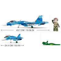 Sluban Model Bricks M38-B0985 Stíhacie lietadlo Su-27 2v1