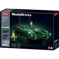 Sluban Model Bricks M38-B1010 Bojový tank STRV103