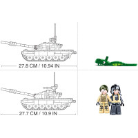 Sluban Model Bricks M38-B1011 Bojový tank T-72B3 2v1