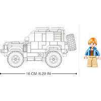 Sluban Model Bricks M38-B1015 Anglické SUV Attacker