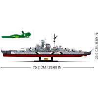 Sluban ModelBricks M38-B1102 Bojová loď Bismarck 2v1