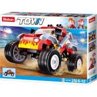 Sluban Town M38-B1105 Červené terénne vozidlo