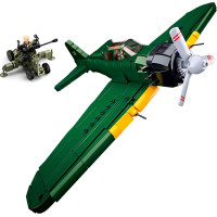 Sluban WWII M38-B1108 Stíhacie lietadlo Mitsubishi A6M Zero