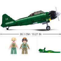 Sluban WWII M38-B1108 Stíhacie lietadlo Mitsubishi A6M Zero