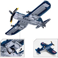 Sluban WWII M38-B1109 Americké stíhacie lietadlo F4U Corsair