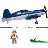 Sluban WWII M38-B1109 Americké stíhacie lietadlo F4U Corsair