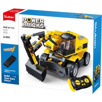 Sluban Town E7 Kolesové rýpadlo s diaľkovým ovládaním M38-B1155
