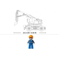 Sluban Town E7 Kolesové rýpadlo s diaľkovým ovládaním M38-B1155