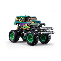 Sluban Power Bricks M38-B1161 Naťahovacie auto Bigfoot Green-Purple Speed ​​Kixx
