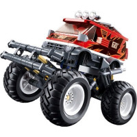 Sluban Power Bricks Naťahovací Červený Off-Road GO