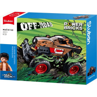 Sluban Power Bricks Naťahovacie Oranžovo-čierny závodné Off-road