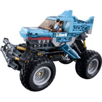 Sluban Power Bricks Naťahovací Off-road Modrý Žralok