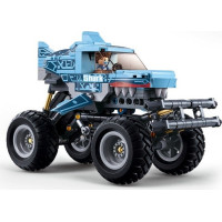 Sluban Power Bricks Naťahovací Off-road Modrý Žralok