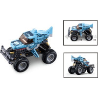 Sluban Power Bricks Naťahovací Off-road Modrý Žralok