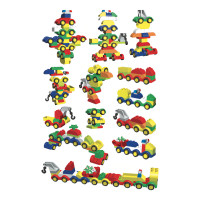 LW Toys Junior kocky Autá 62 ks