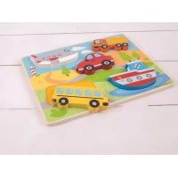 Bigjigs Toys Vkladacie puzzle dopravné prostriedky