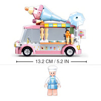 Sluban Girls Dream M38-B0993A Zmrzlinové vozidlo
