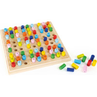 small foot Drevené sudoku farebné valčeky