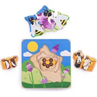 Bigjigs Toys Vkladacie puzzle životné cykly včely