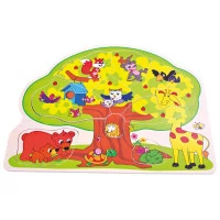 Bino Puzzle veselé zvieratká