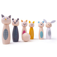Bigjigs Toys Kolky lesné zvieratká