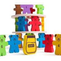 Bigjigs Toys Hra padajúce medvedíky
