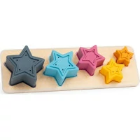 Bigjigs Toys Vkladacie puzzle Hviezdy